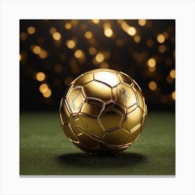 A golden ball Canvas Print