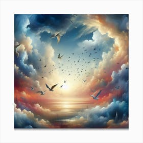 Clouds In The Sky Canvas Print