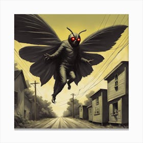 Moth In Flight Canvas Print