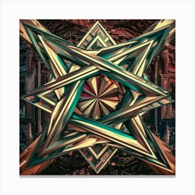 Star Of David Canvas Print