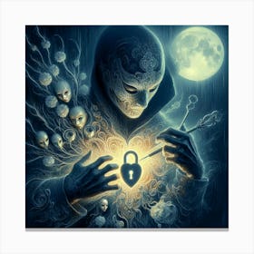 Thief Stole My Heart Canvas Print