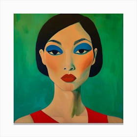 Asian Woman 50 Canvas Print