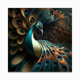 Peacock Canvas Print