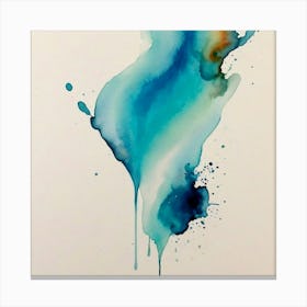 Abstract Watercolor Painting 2 Canvas Print