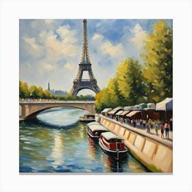 Eiffel Tower 02 Canvas Print