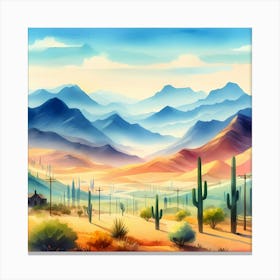 Desert Landscape 5 Canvas Print