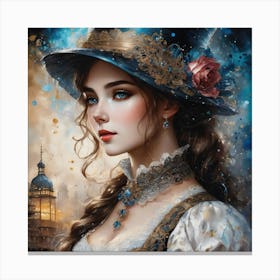 Victorian Girl Canvas Print