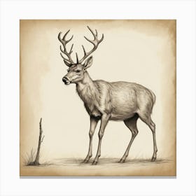 Stag! 6 Canvas Print