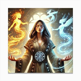 Priestess Kaida Spiritual Guidance Canvas Print