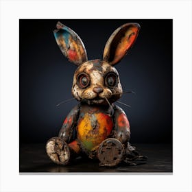 Rabbit With A Broken Heart Canvas Print