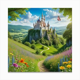 Cinderella Castle 12 Canvas Print