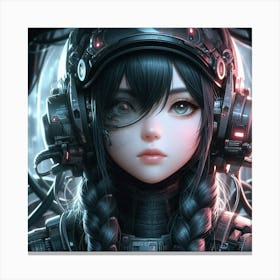 Sci-Fi Girl 1 Canvas Print