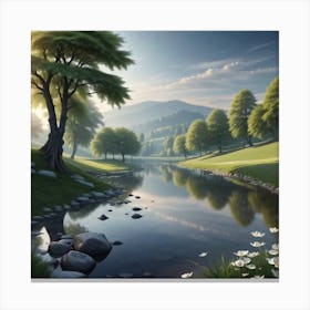 Peaceful Landscapes 2023 11 02t214814 Canvas Print