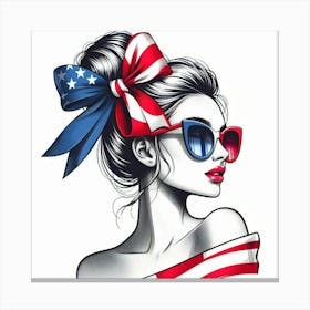 American girl 1 Canvas Print