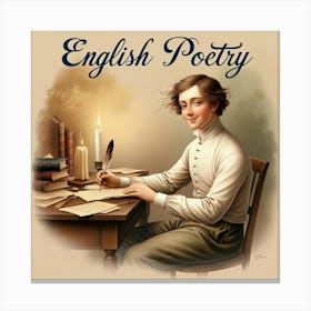 English Poetry Canvas Print