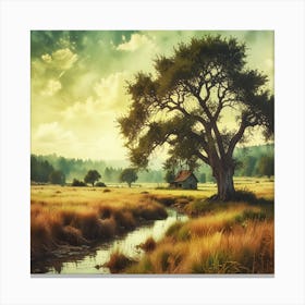 Landscape Painting 3 Canvas Print