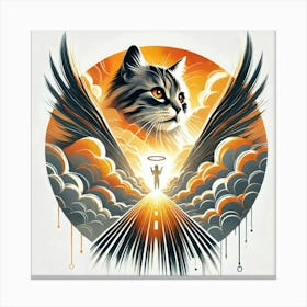 Angel Cat 1 Canvas Print