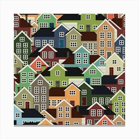 Suburbs Background Canvas Print