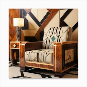 Deco Chair Canvas Print