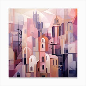 Abstract Cityscape 4 Canvas Print