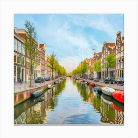 Amsterdam Canals 1 Canvas Print