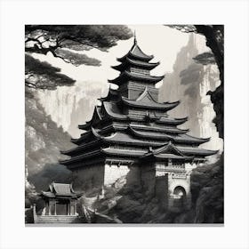 Chinese Temple Canvas Print