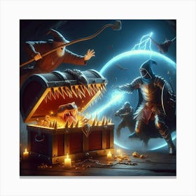 Dungeons And Dragons 5 Canvas Print