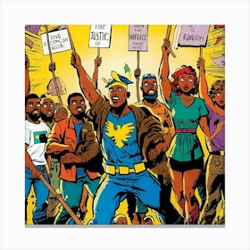 Comic Book Cover Canvas Print