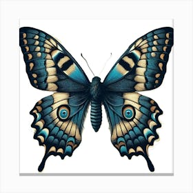 Blue Butterfly 6 Canvas Print