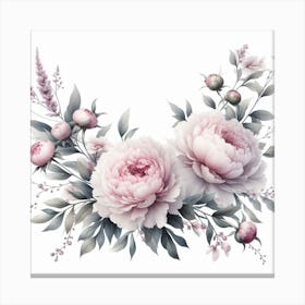 Peonies Canvas Print