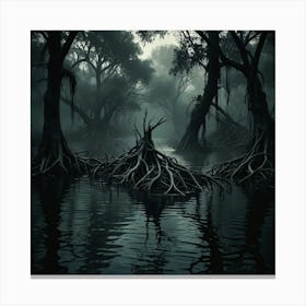 Dark Swamps Canvas Print