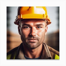 Construction Worker Stock Photos And Royalty-Free Images Canvas Print