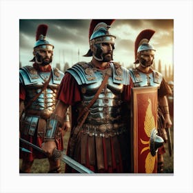 Roman Soldiers Canvas Print