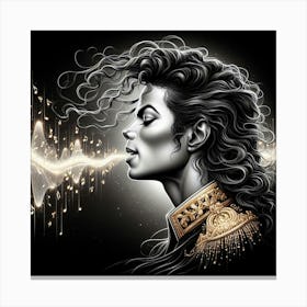 MICHAEL JACKSON WALL ART 2 Canvas Print