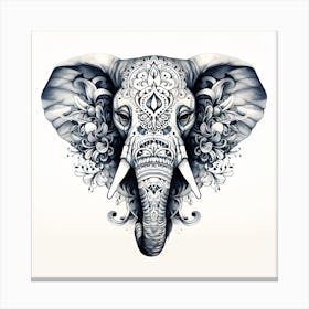 Elephant Series Artjuice By Csaba Fikker 017 1 Canvas Print