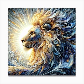 Creative Wild Animal Representation 50 Canvas Print