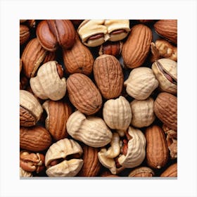 Nuts And Hazelnuts 2 Canvas Print