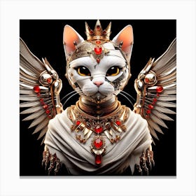 Cat With Wings Canvas Print