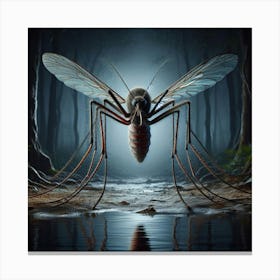 Mosquito In The Woods Canvas Print