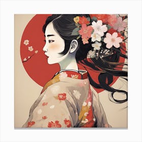 Geisha Canvas Print