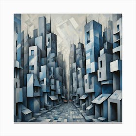 Futuristic City 13 Canvas Print