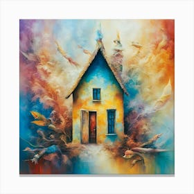 House On A Hill Canvas Print