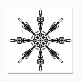 Snowflake 3 Canvas Print