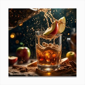 A Cider Glass Canvas Print