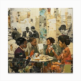 'The Cafe' 1 Canvas Print