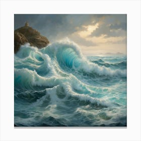 Stormy Seas Canvas Print