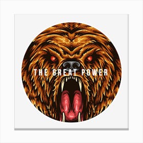 Great Power Canvas Print