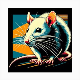 Pop Rat 1 Canvas Print