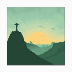 Sunset In Rio 2 Canvas Print