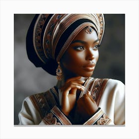 Beautiful African Woman 4 Canvas Print